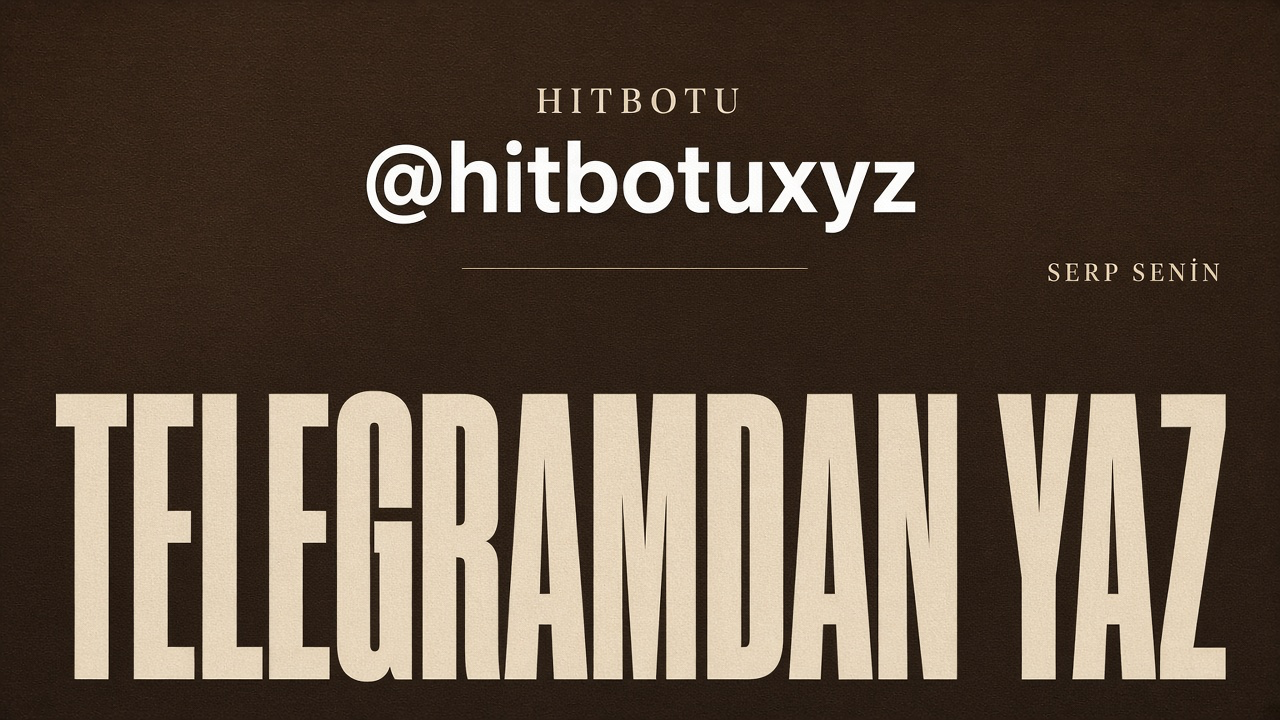 Hitbotu afişi 4 — R10 hit botu. Kafa garantili, canlı cookie, sıralama yukarı, Telegramdan yaz bana. tr.hitbotu.space