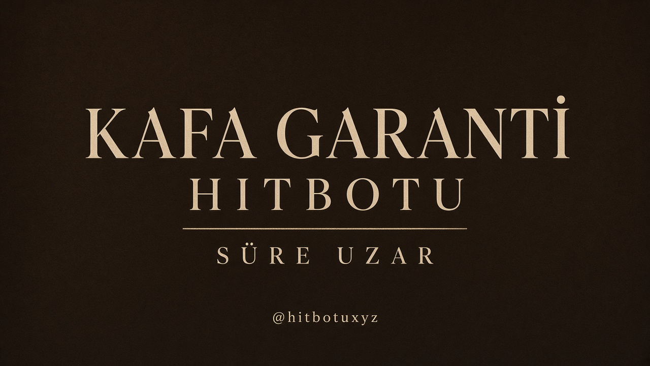 Hitbotu afişi 6 — Kafa. Hit botu, request hitbotu, organik hit, Gmail cookie, sıralama botu, Telegramdan yaz. tr.hitbotu.space